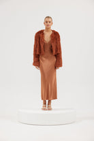 Lola Jacket - Copper Cropped Jacket Bubish Luxe 