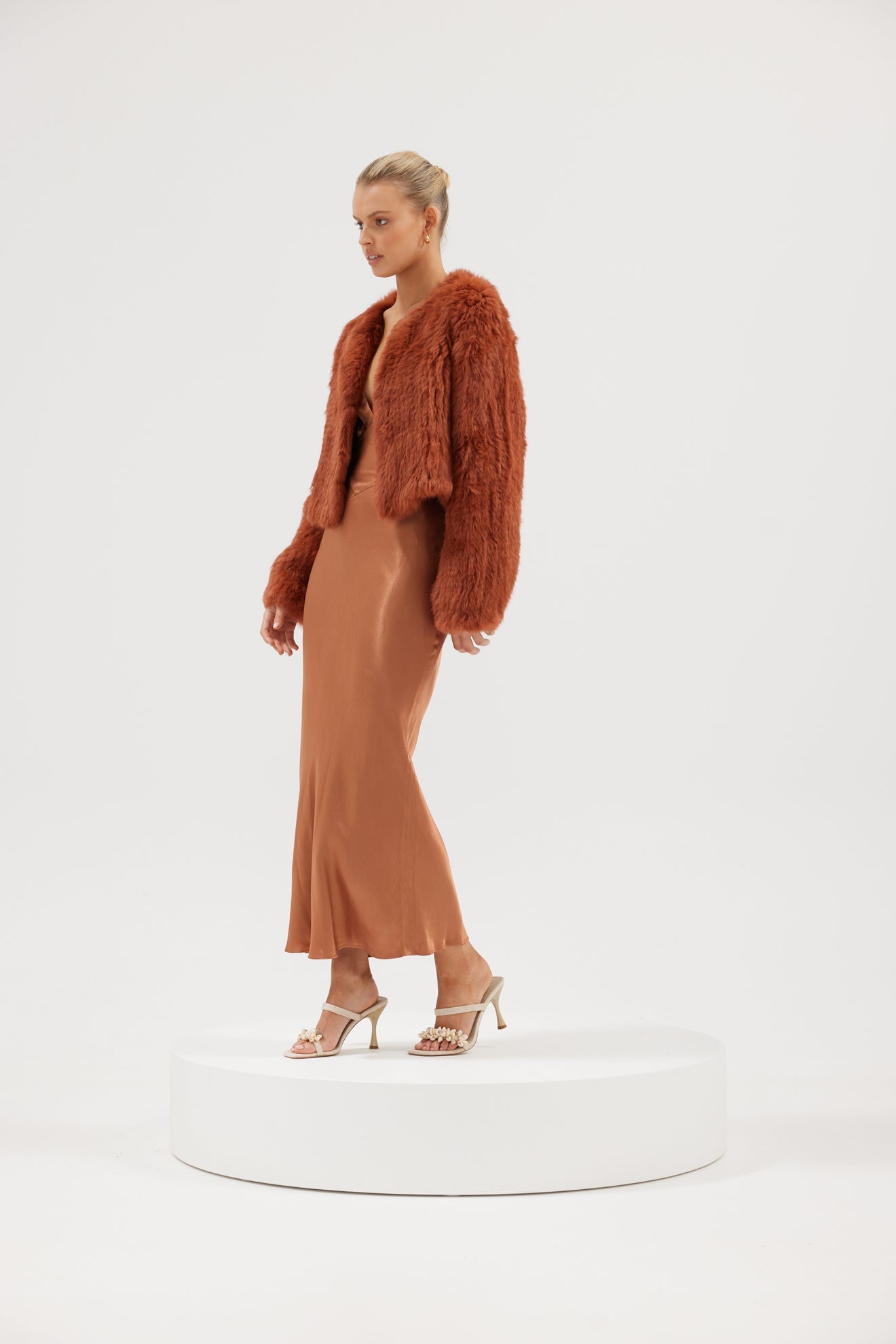 Lola Jacket - Copper Cropped Jacket Bubish Luxe 