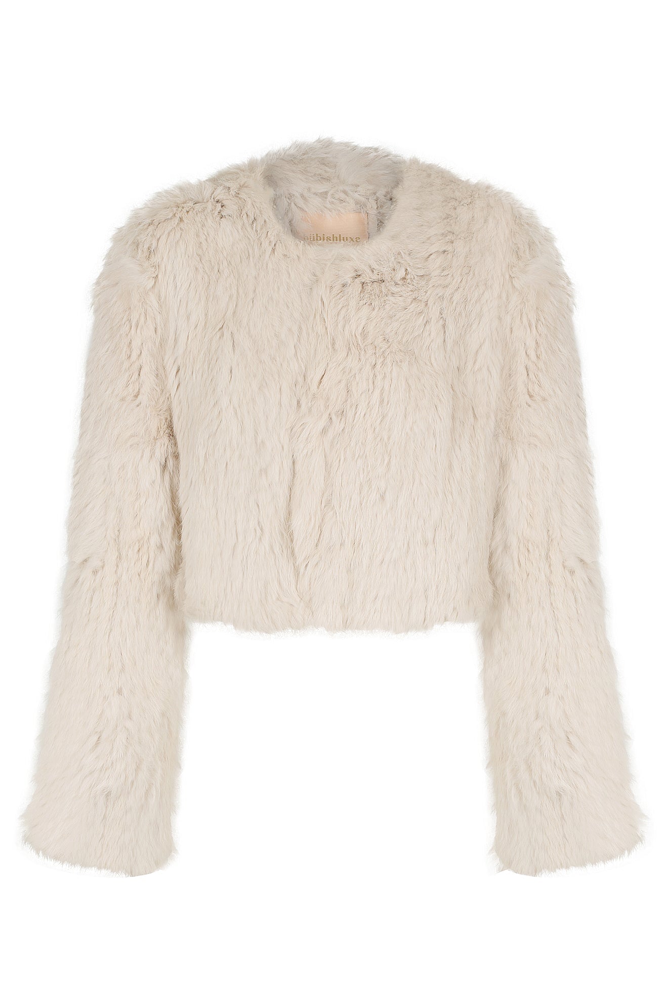 bubish Lola Crop Fur Jacket Stone JACKET