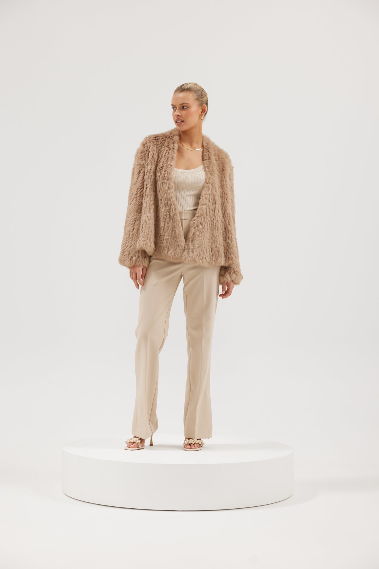 Valencia Jacket - Beige Jacket Bubish Luxe 