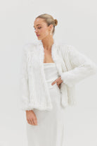 Valencia Bridal Jacket - White Medium Jacket Bubish Luxe 