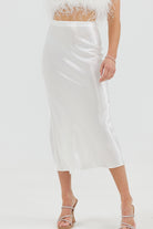 Harlow Skirt - White Bubish 