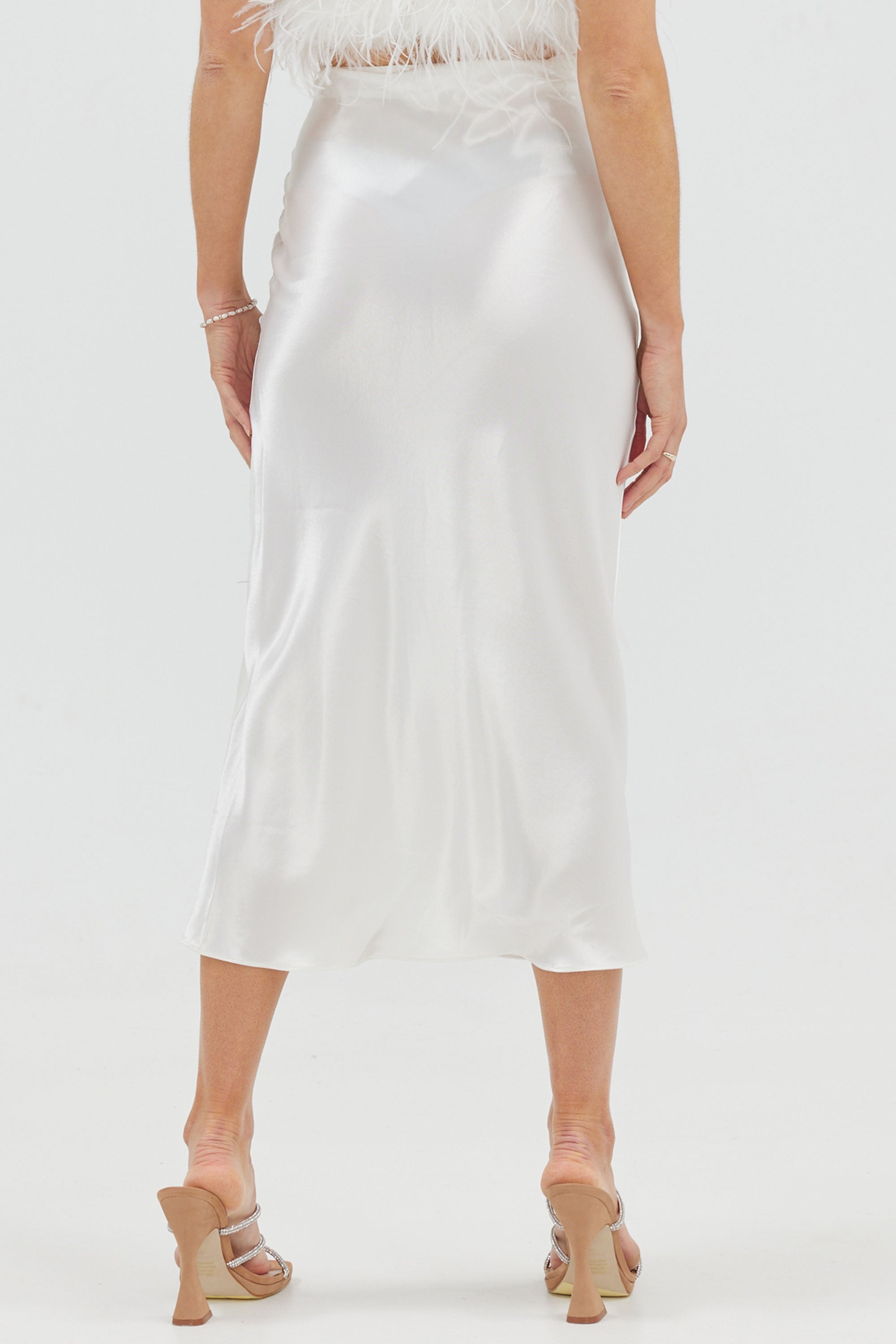 Harlow Skirt - White Bubish 